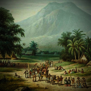 De berg Salak Preanger