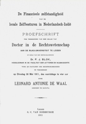 Proefschrift DrL.A.deWaal