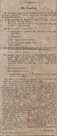 AankondigingHet Overzigt